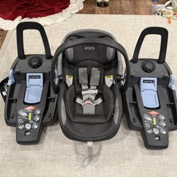 Peg Perego Primo Viaggio Infant Car Seat with two bases