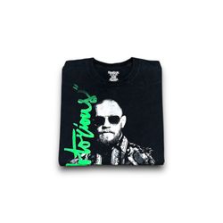 UFC Reebok Connor McGregor fighting promo t-shirt black men’s large 