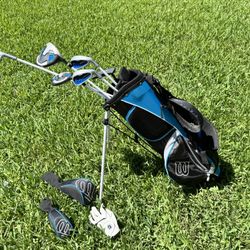 Wilson Junior Youth Profile JGI Complete Golf Club Set - Self Stand Bag