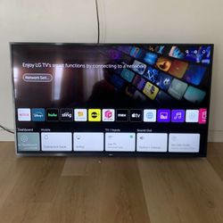 LG 55 inch Class 4K Smart UHD TV w/ AI ThinQ