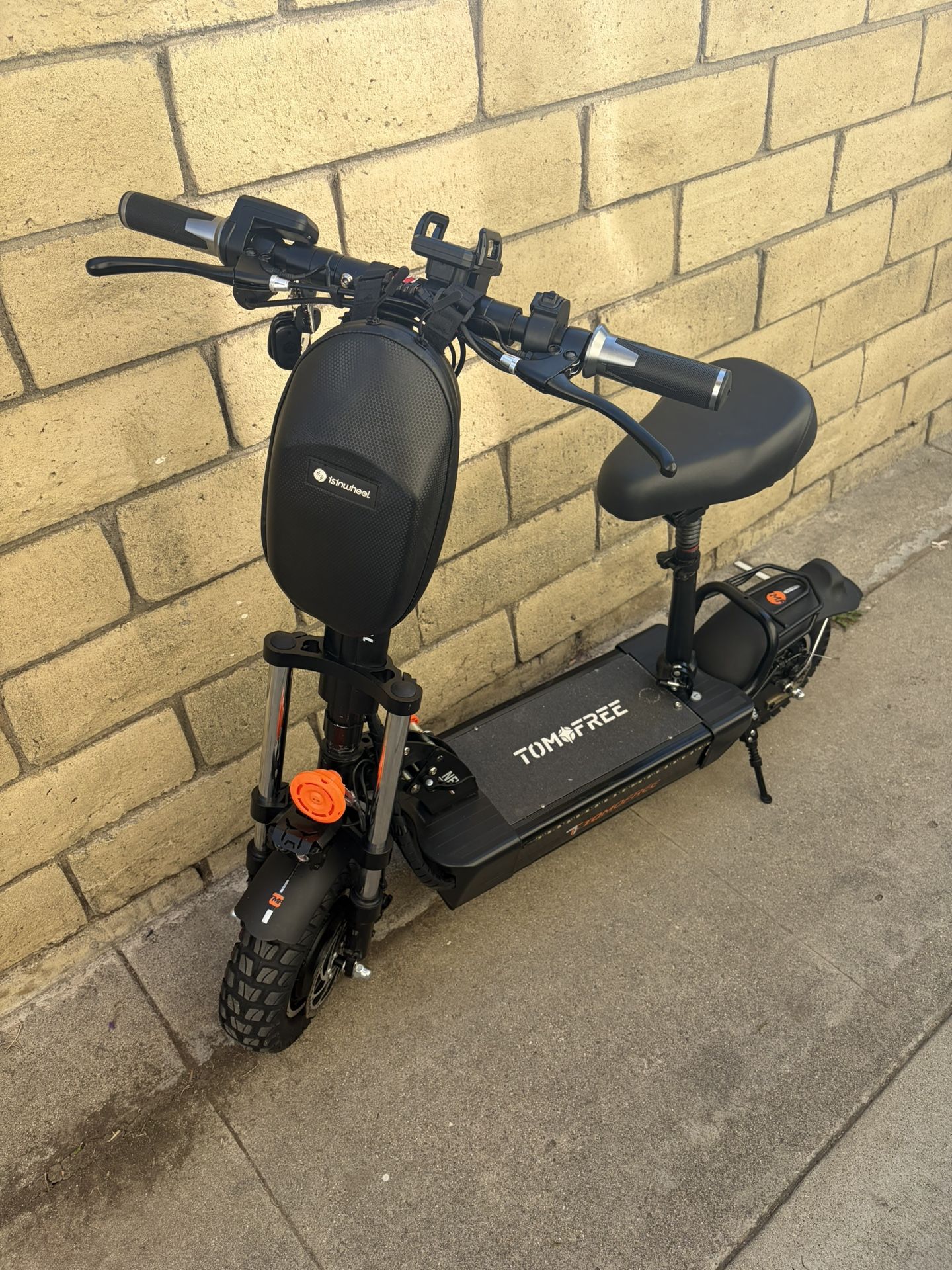 Electric Scooter for Adults, 2400W Dual Motor, 50MPH 40Miles Long Range Commuter E Scooters with Seat, 11" Tires, 48V 30AH Adult Electric Scooters for