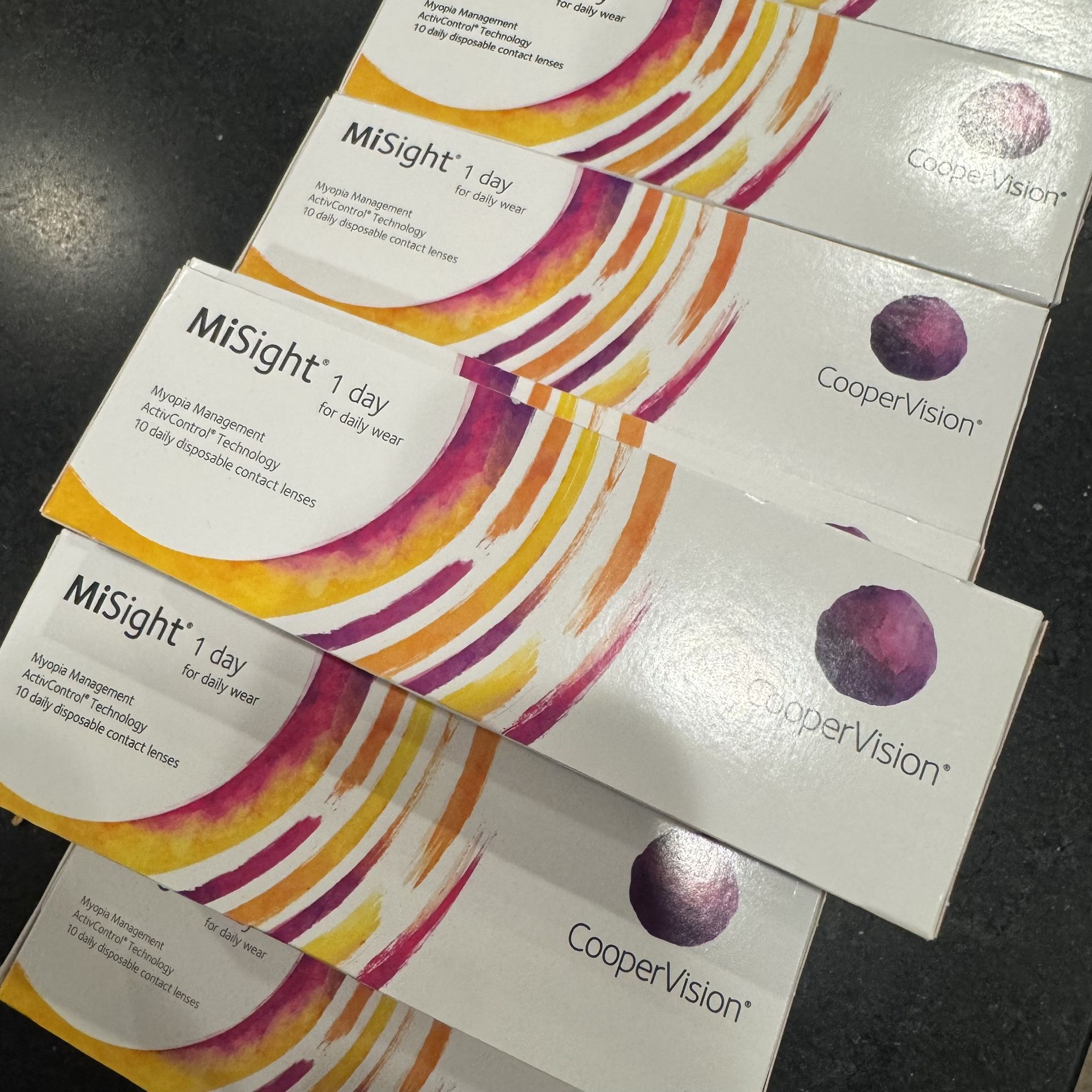 CooperVision MiSight 1 Day Contact Lenses – Lot of 52 Trial Packs