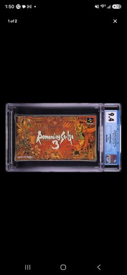 Romancing SaGa 3 SNES CGC 9.4 Unopened
