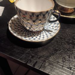 Made In USSR Tea Cup And Saucer 