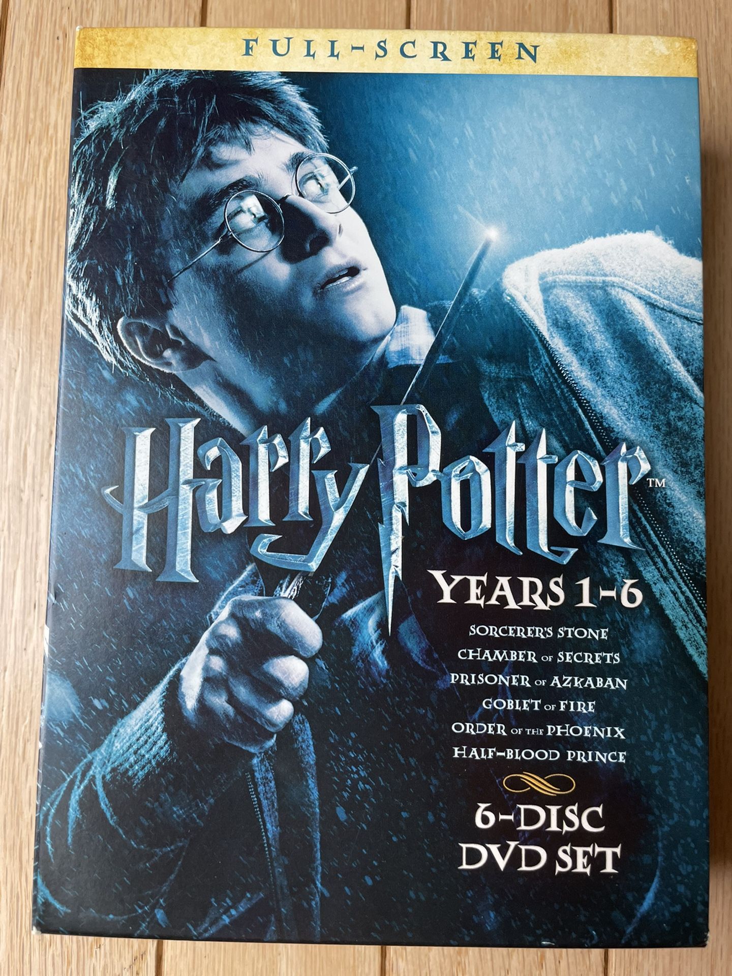 Harry Potter years1 to 6 DVD gift Set Wide Screen