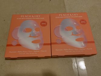 peach & lily Glass Skin ginseng collagen mask X14 Pcs Hydrate Nourish