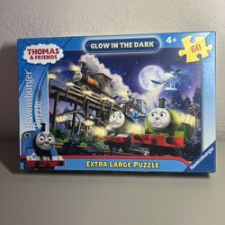 Ravensburger THOMAS & FRIENDS 60pc Glow In The Dark Puzzle- As New 