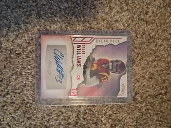 Caleb Williams Rookie Card AUTO