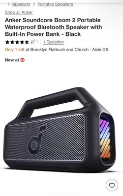 Soundcore boom 2 waterproof speakers