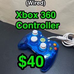 🎮 🔌 Xbox 360 Wired Controller • Translucent Blue • Xbox 360 Compatible 🔌 🎮 . . . . . . . . . . . . . . . . . . . . . . . . . . . . . . . . . . . .