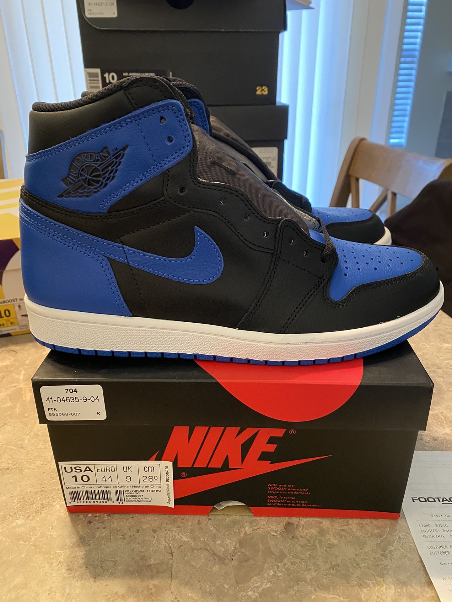 Air jordan 1 Royal 2017 new size 10 100% authentic