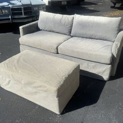 Crate and Barbell Couch Sofa