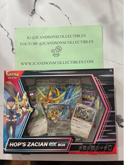 Pokémon TCG Hop’s Zacian ex Box Factory Sealed
