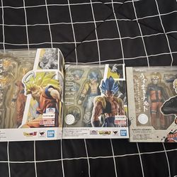 Dragon Ball Naruto Sh Figuarts Lot 