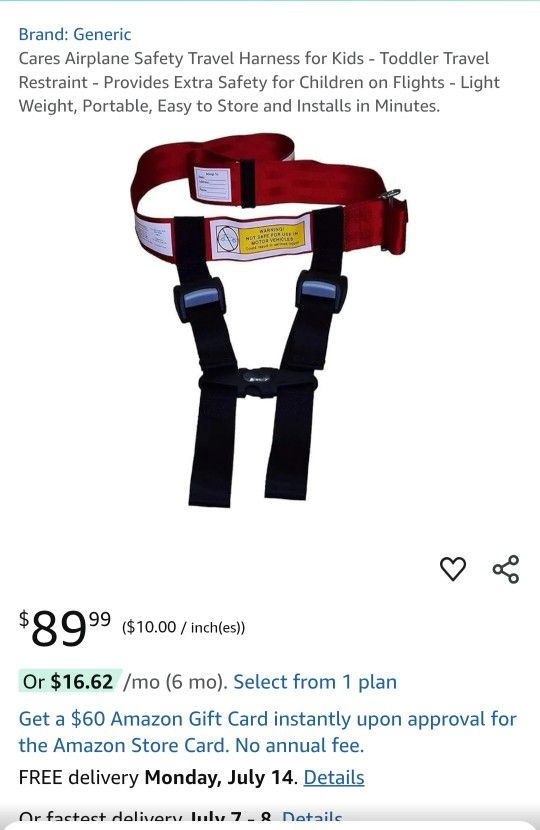 Kids Fly Safe Harness