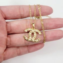 18k Gold Pendant Necklace Women's Gift
