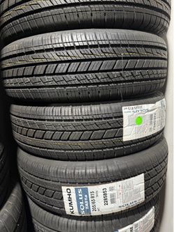 205/65/15 KUMHO 4 NEW TIRES INSTALLED ✅ INSTALADAS ✅