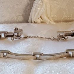 14K Atanaz  White Gold Diamond Bracelet - 7.25"