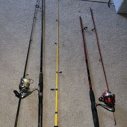 Fishing Poles X3
