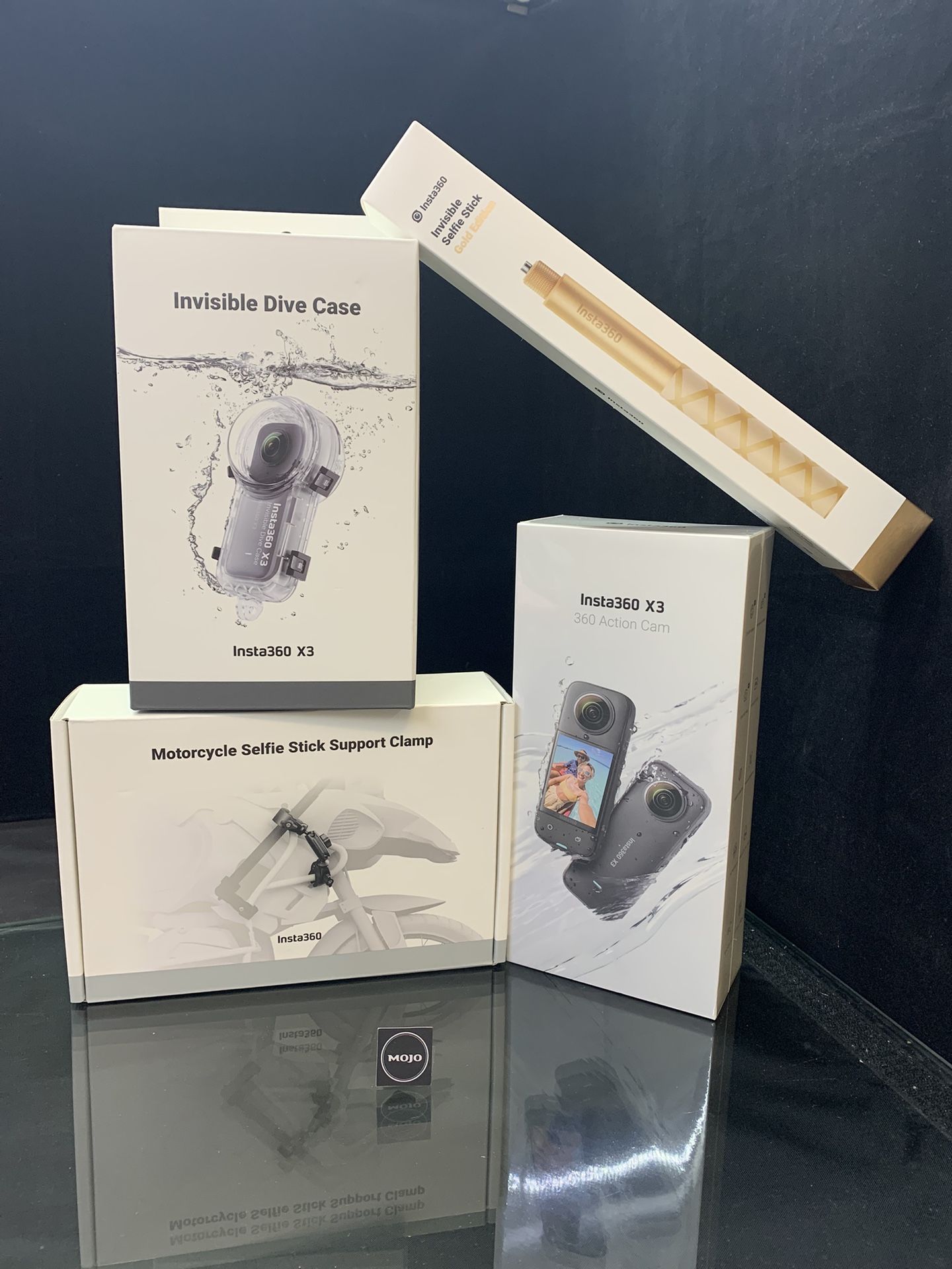 Insta360 X3 360° Camera Dive / Motorcycle Kit