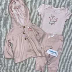 NEW Carter’s 3 Piece Girl Outfit - 3 Month