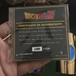 Dragon Ball Z Broly (z) Jewelry 