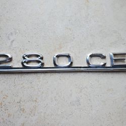 Mercedes W114  " 280 CE " Emblem