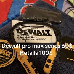 Dewalt pro max head phones brand new !