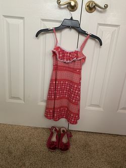 Clothes and shoes, Dress 👗 size is 7 and shoes 👠 size is 13