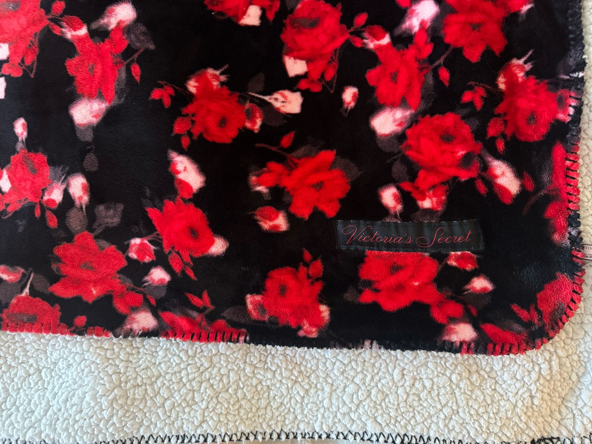 Limited Edition Victoria Secret Cozy Floral Blanket