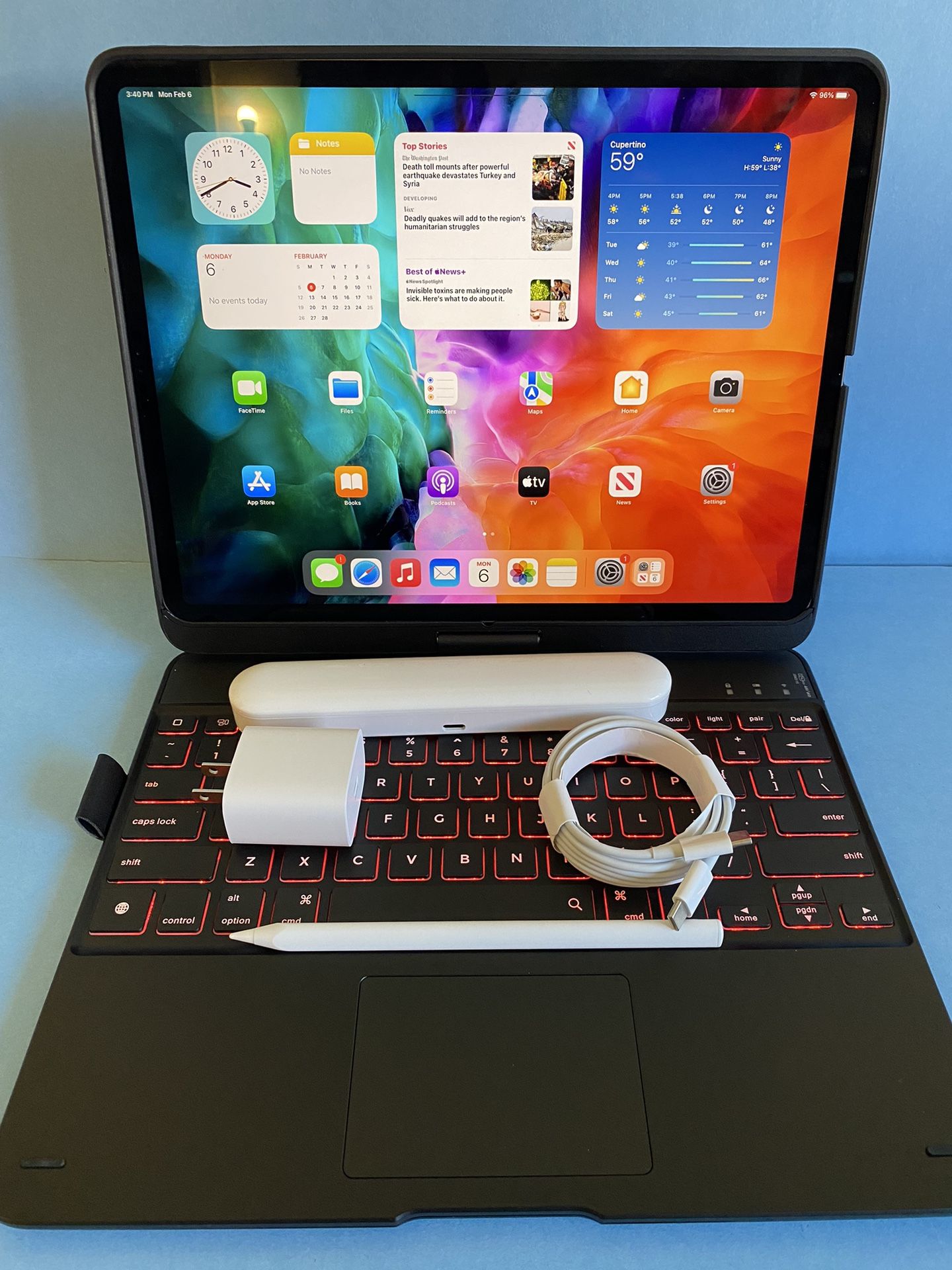 256GB Apple IPad Pro 12.9” 4th Generation (2020 Model/ Face ID