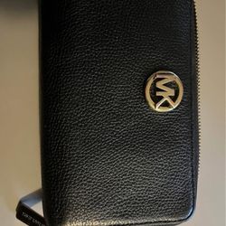 Michael Kors Black Leather Wallet