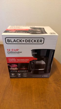 Black +Decker 12 cup Coffee Maker