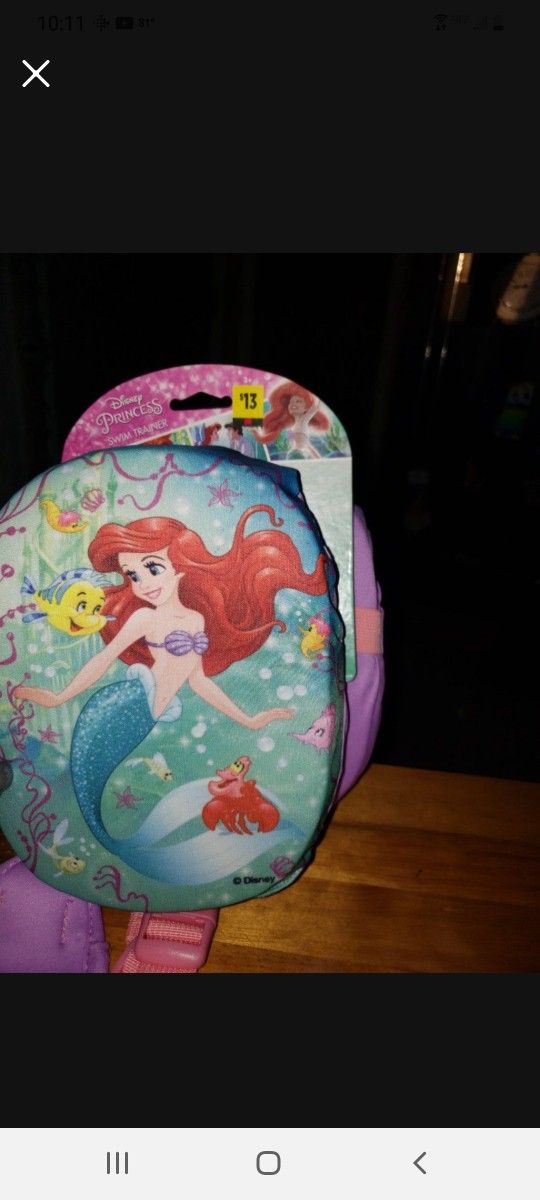 *NEW LITTLE PRINCESS SWIM TRAINER. NEW RETAILS $13