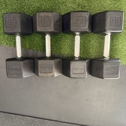 TKO RUBBER DUMBBELLS