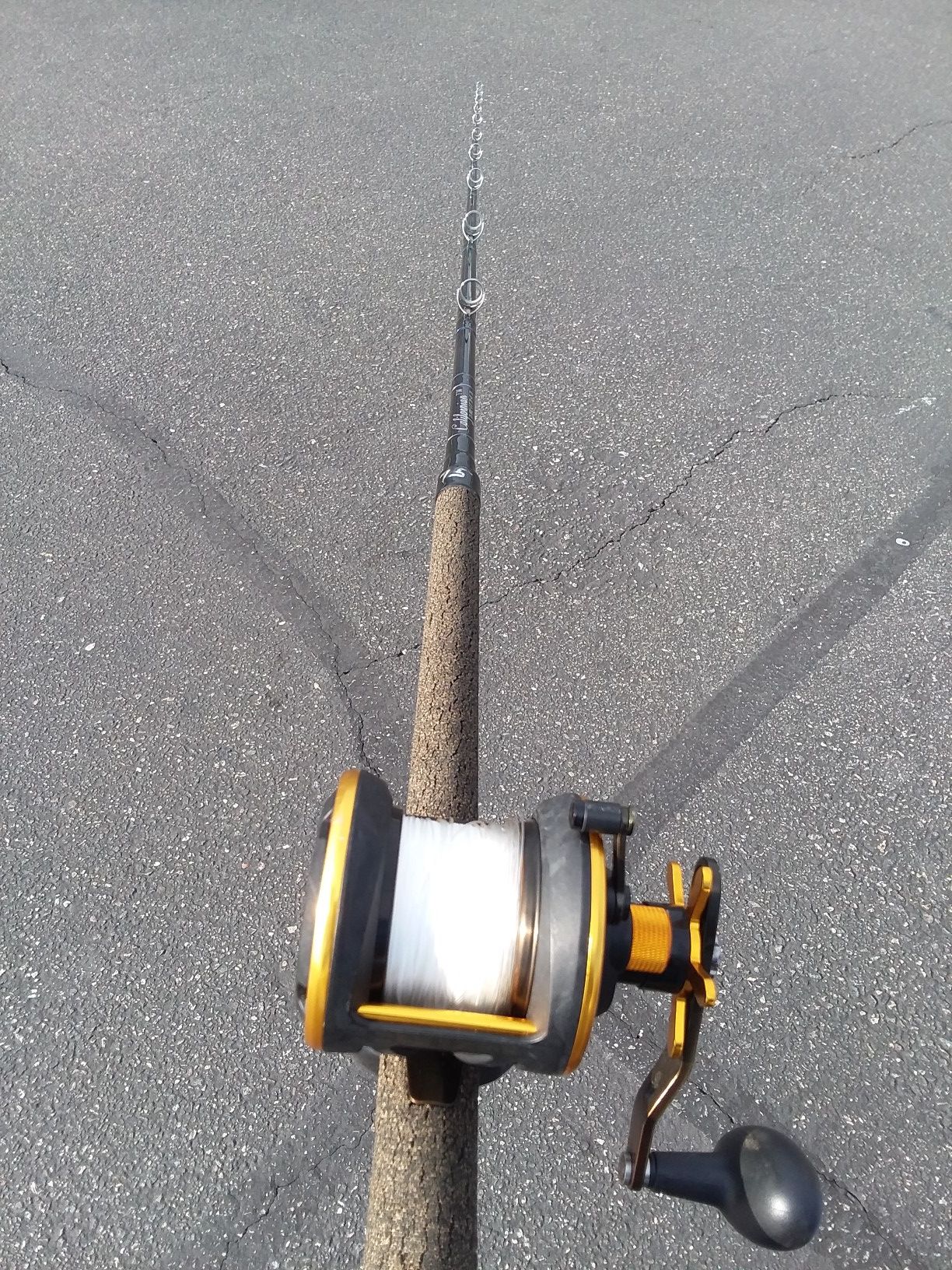 California deckhand rod with a penn reel combo in good working ...