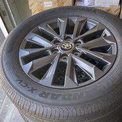 OEM Toyota Tundra 20” Wheels and Tires (New)