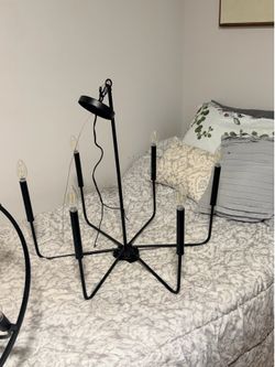 Two hanging lights