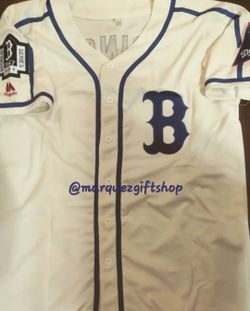Jackie Robinson Brooklyn Dodgers Men's Cooperstown Blue Away Throwback  Jersey