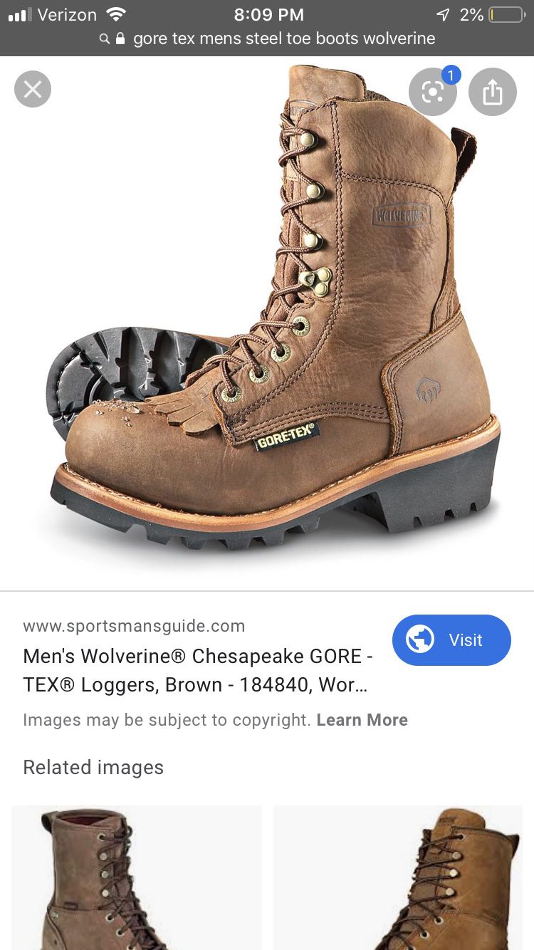 Gortex men’s boots 10.5 new