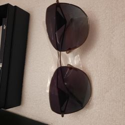 Prada Women 0pr 57ys sunglasses silver grey gradient