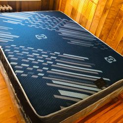 Set Queen Mattress 9”+ Box Spring rand New delivery Available