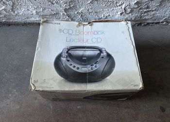 Memorex Portable CD Boombox AM/FM Radio Stereo Player Original Box