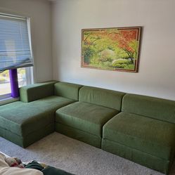 Brand new / fairly used COUCH + storage