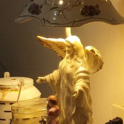 Vintage Angel Table Lamps 