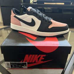 Jordan 1 Low Bleached Coral Size 11