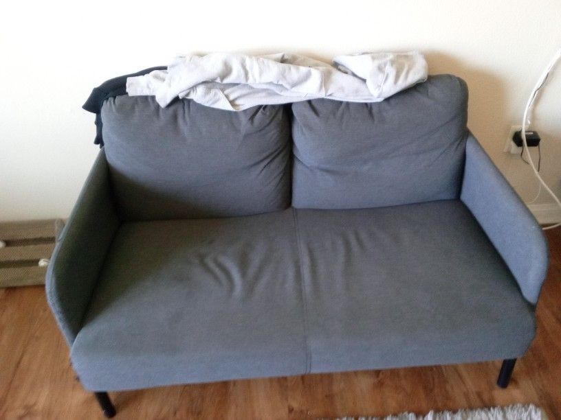 Gray Loveseat Couch