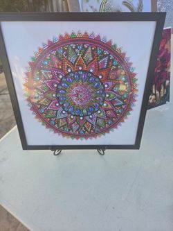 Floral Heart Diamond Painting Art