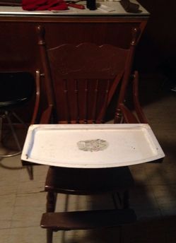 Antique high chair