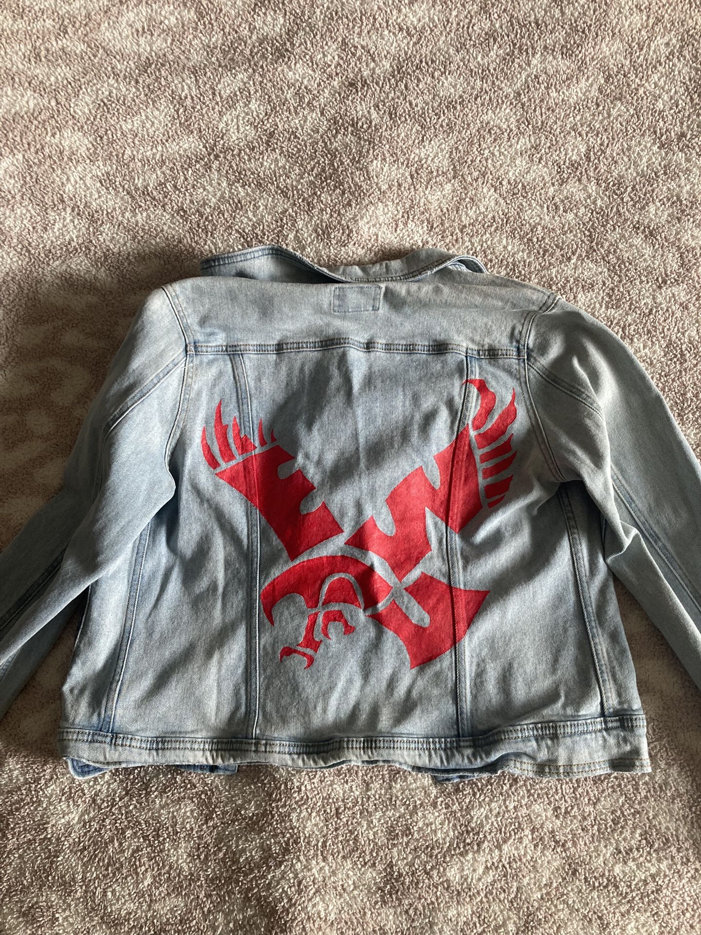 eagles jean jacket 